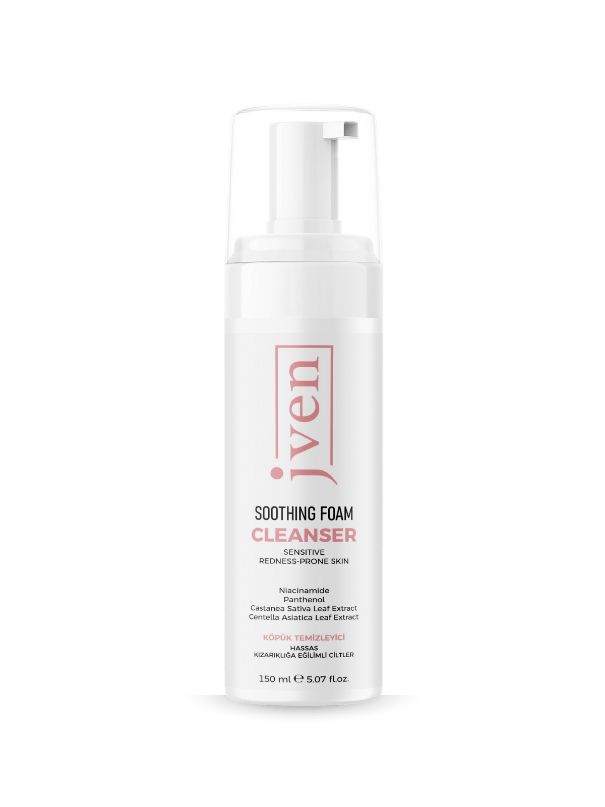 Soothing Foam Cleanser - Hassas Cilt Köpük Temizleyici – dermokozmetik cilt bakım ürünü fotoğrafı