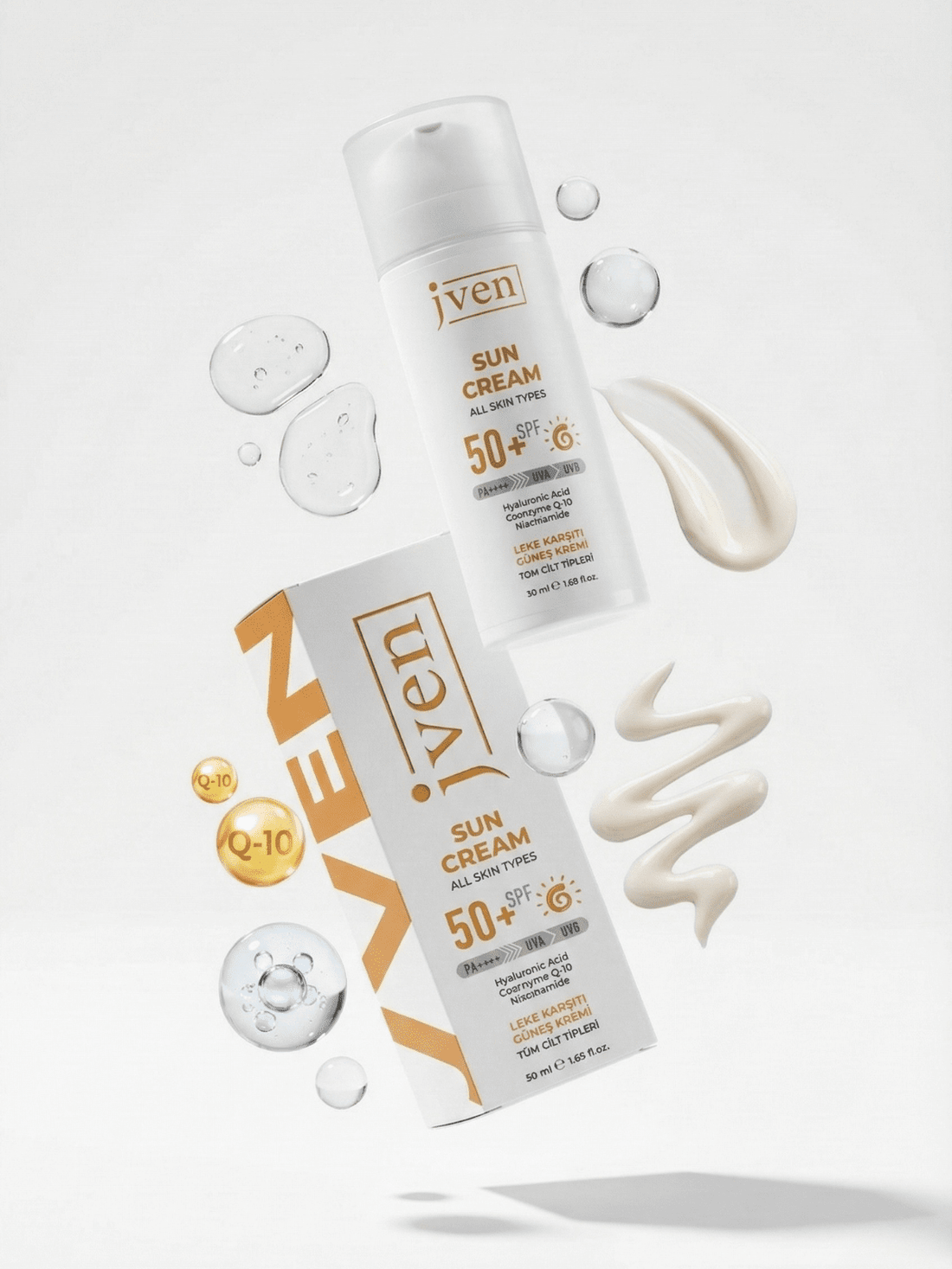 50+ SPF Sun Cream - Leke Karşıtı Güneş Kremi – dermokozmetik cilt bakım ürünü fotoğrafı