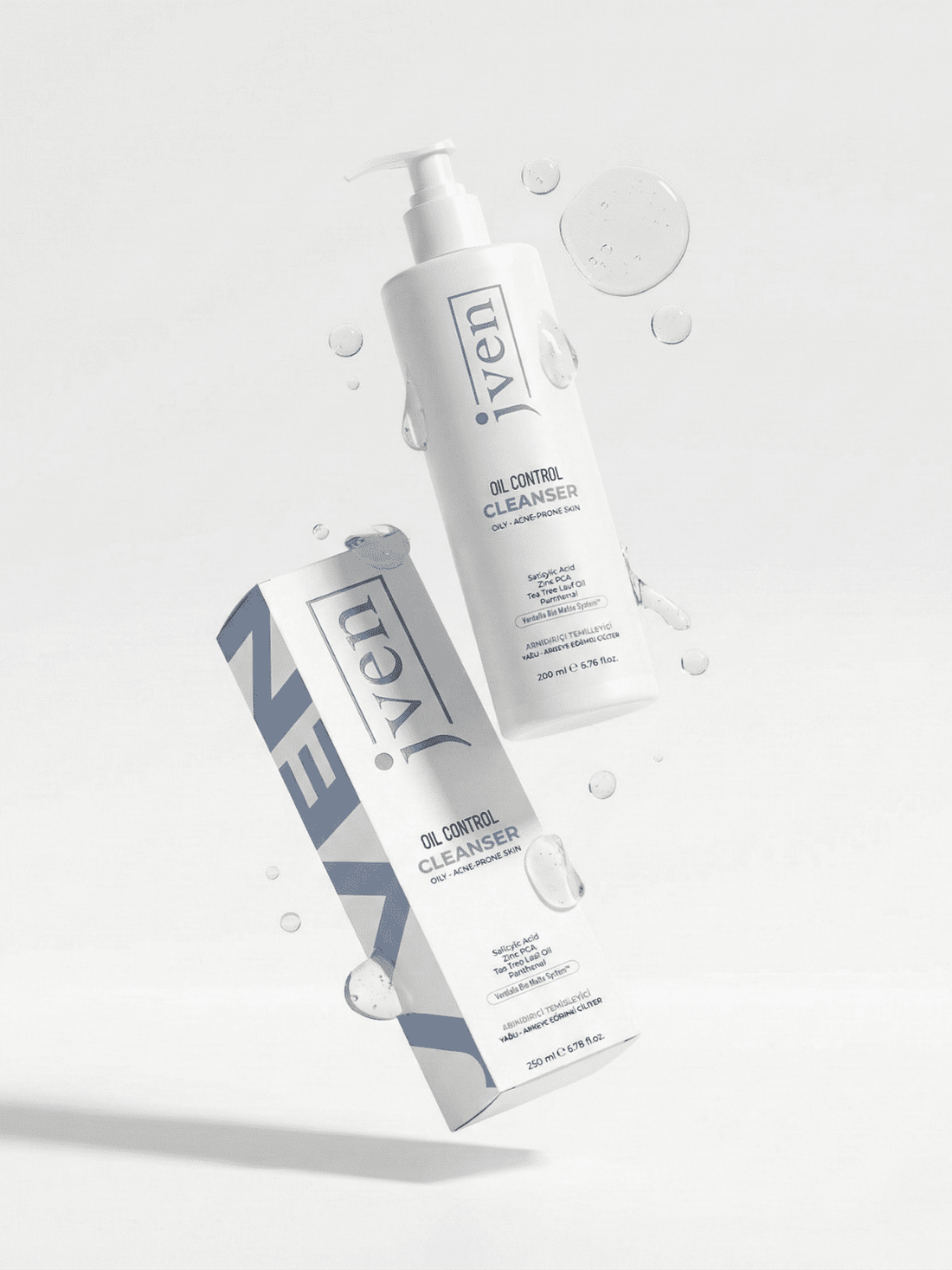 Oil - Control Cleanser - Sebum Dengeleyici Yüz Temizleyici – dermokozmetik cilt bakım ürünü fotoğrafı