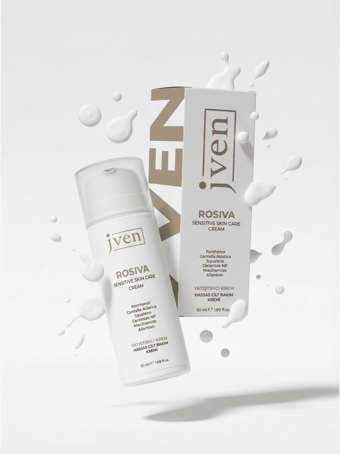 Rosiva - Kızarıklık Eğilimli Hassas Cilt Bakım Kremi – dermokozmetik cilt bakım ürünü fotoğrafı