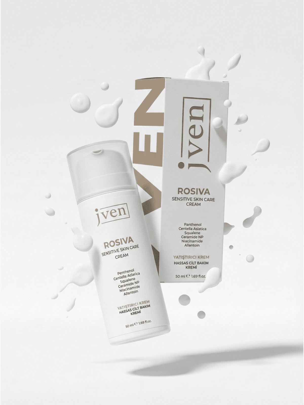 Rosiva - Kızarıklık Eğilimli Hassas Cilt Bakım Kremi – dermokozmetik cilt bakım ürünü fotoğrafı